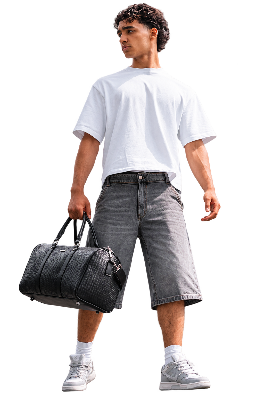 Model carrying LEXOR Touch bag